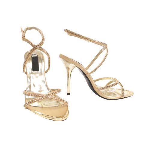 chaussures mariage dorées