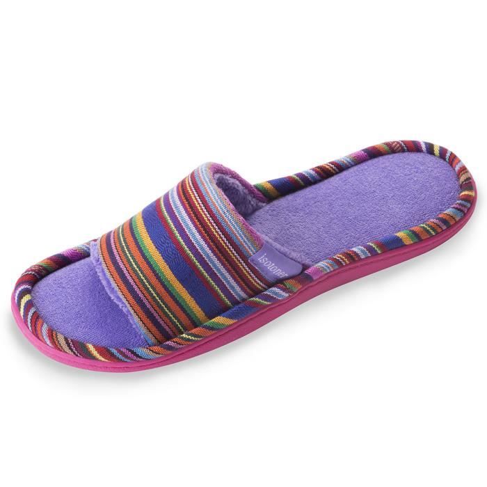 CHAUSSONS FEMME Sandales Micro Multicolore Achat Vente 
