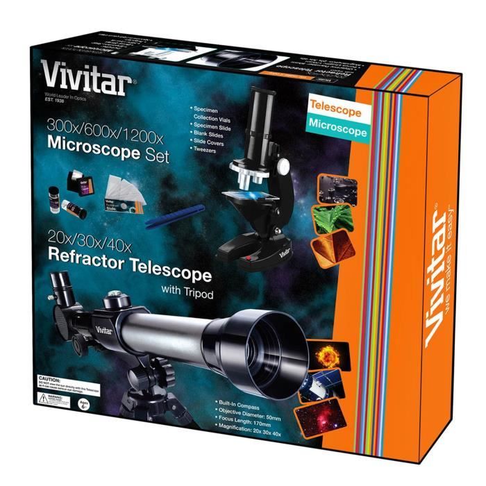 VIVITAR. VIVTELMIC20. KIT telescope 20x 30x Achat / Vente