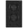 SOGELUX DVG518 Domino Gaz Noir 2 feux