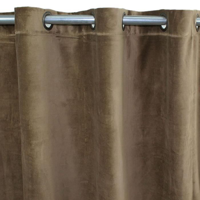 Rideaux marron achat / vente rideaux marron pas cher cdiscount Créatif rideaux Tendance