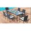 SALON DE JARDIN  LAntelope : Salon de jardin 6 personnes en rési…