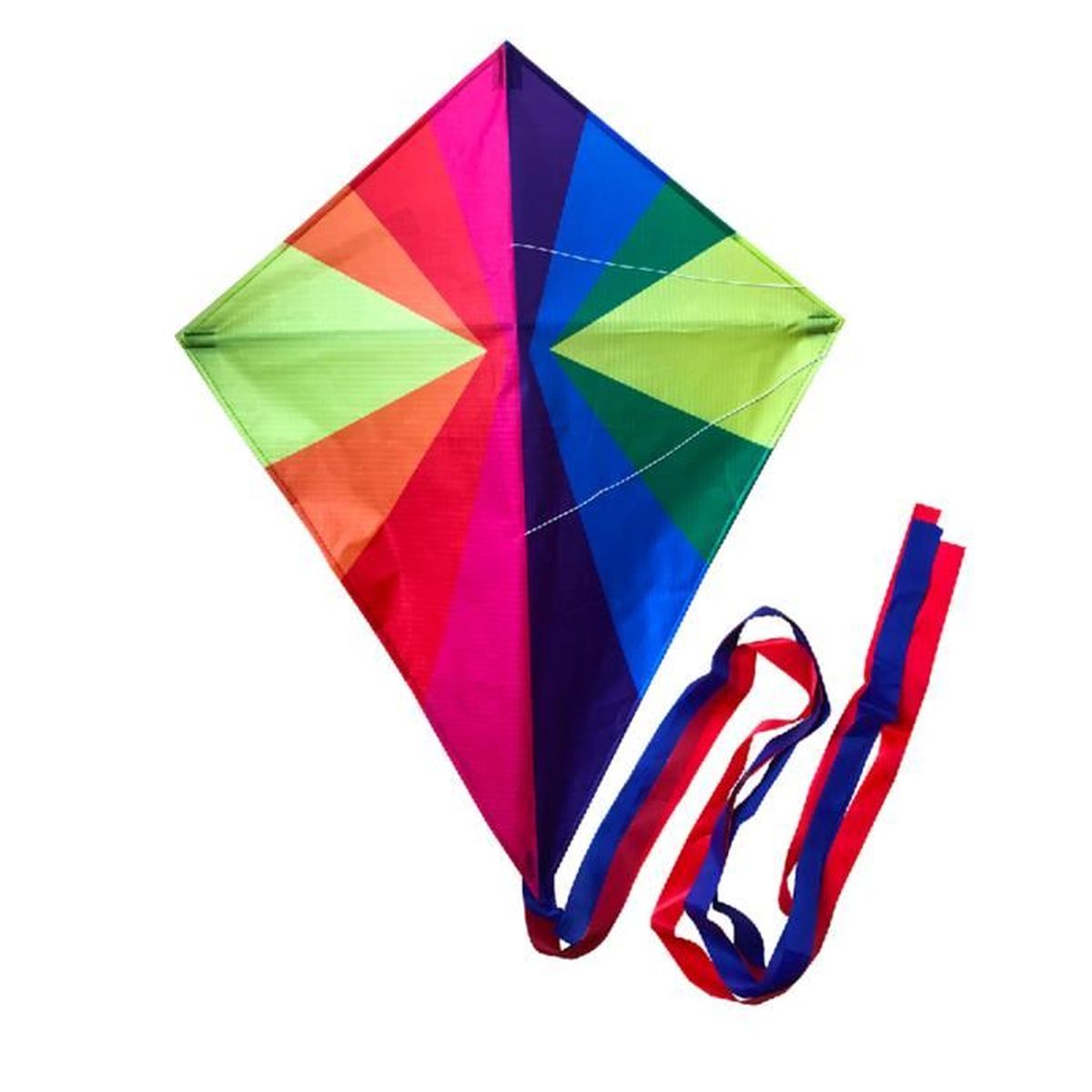 Cerfvolant Coloré Prêt A Voler Arcenciel Jeu En Plein Air Jouet