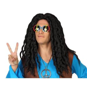 ATOSA Perruque Brune Rasta