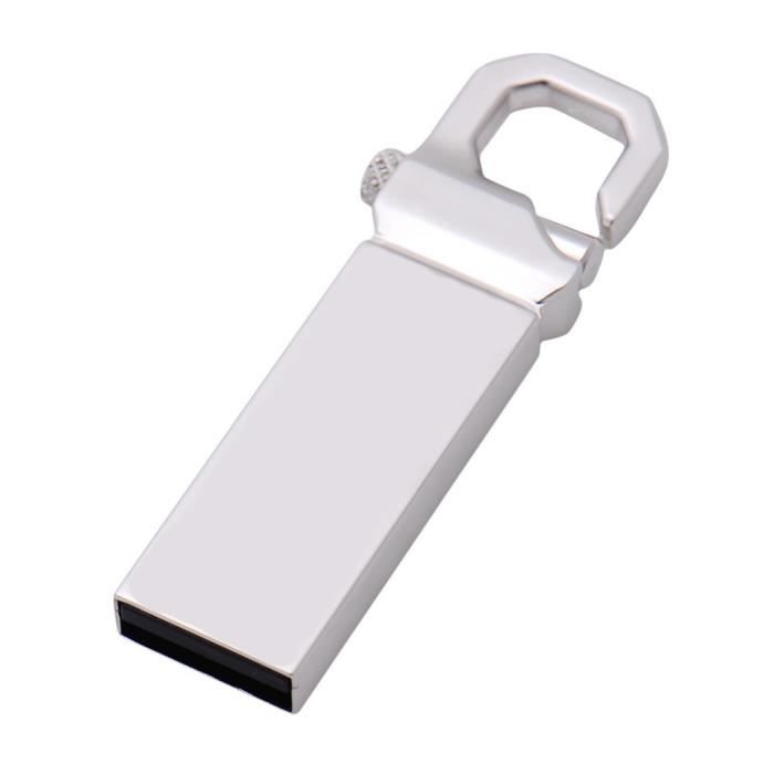 cle usb 256 go en métal avec crochet porte clé Prix pas cher Les soldes* sur Cdiscount