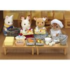 UNIVERS MINIATURE COMPLET Set De Cantine Scolaire Sylvanian