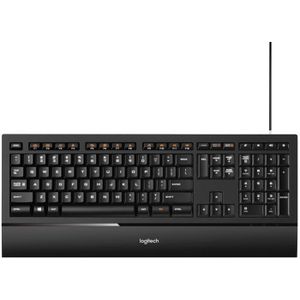 CLAVIER D'ORDINATEUR Logitech clavier rétroéclairé filaire - K740 CLAVIER D'ORDINATEUR Logitech clavier rétroéclairé filaire - K740