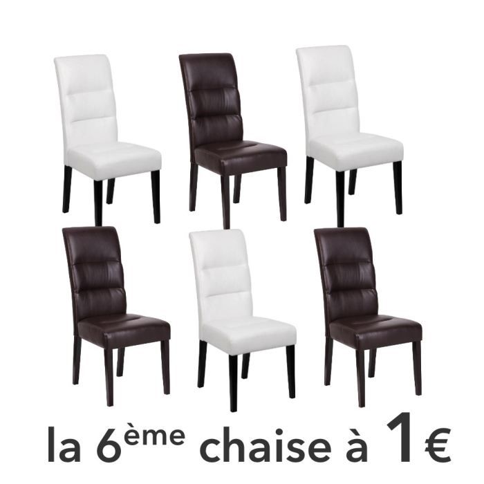 Lot 6 chaises design pas cher – Table de lit