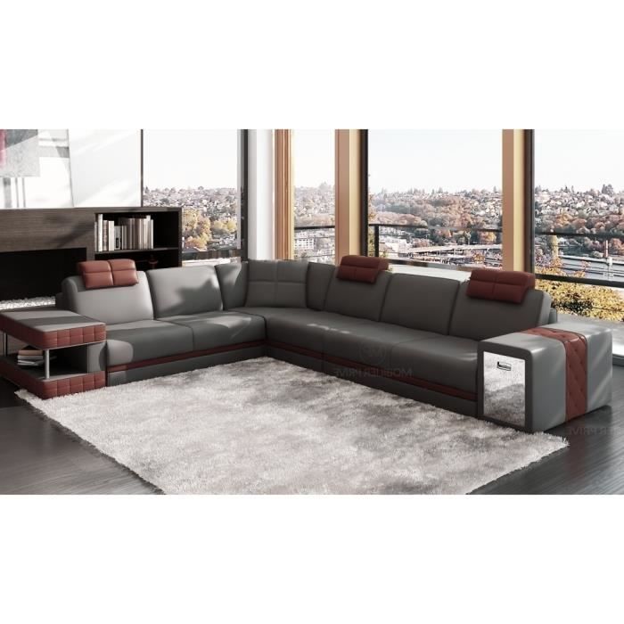 canap 233 d angle en cuir italien 6 7 places achat canap 233 d angle en cuir italien 6 7 places achat