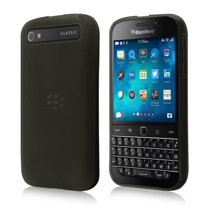 coque pour blackberry classic en gel flex tpu mat noir coque pour blackberry classic en gel flex tpu mat noir