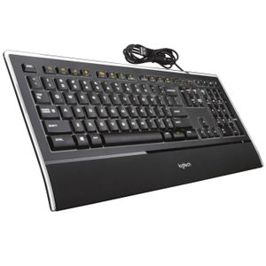 CLAVIER D'ORDINATEUR Logitech clavier rétroéclairé filaire - K740 CLAVIER D'ORDINATEUR Logitech clavier rétroéclairé filaire - K740