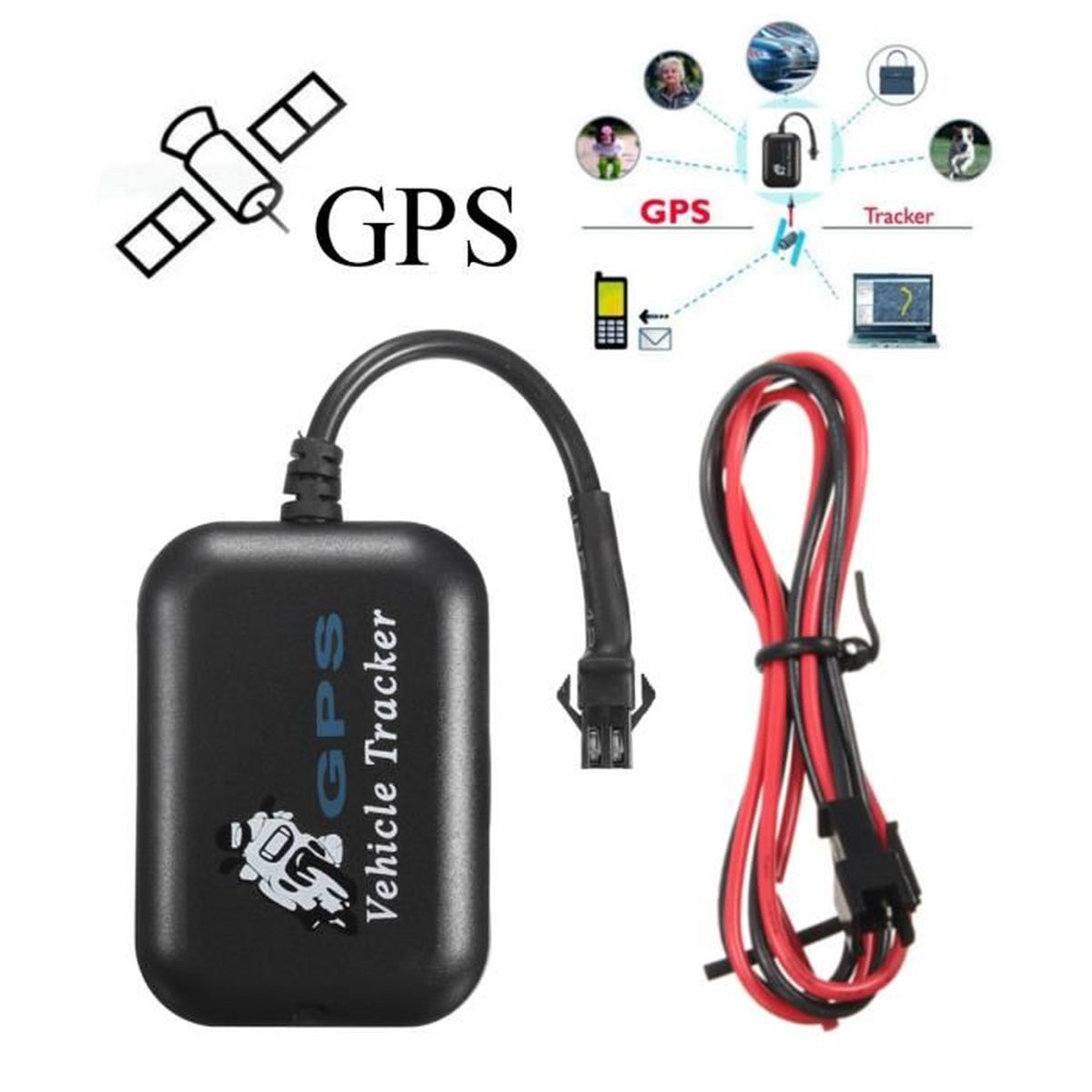 Mini Auto Voiture Moto Traceur Traqueur Localisation Gps Gsm Gprs Temps