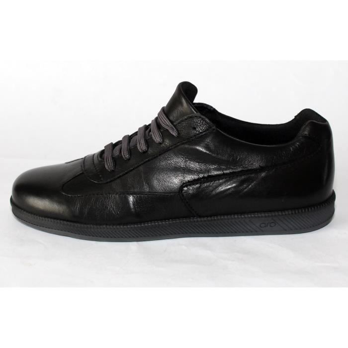basket en cuir