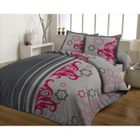 PARURE DE COUETTE CASATXU Housse 220x240cm + 2 Taies ARABESQUE FRAMB