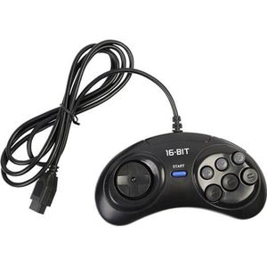 UNDER CONTROL Manette filaire Megadrive - 1,5M - Noire