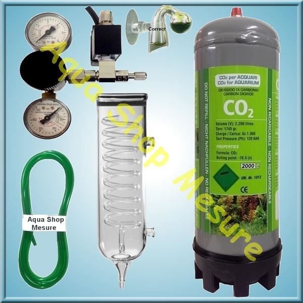 Kit Pro CO2. Pour Aquarium de 750 L. Bouteille d'1 Achat / Vente kit
