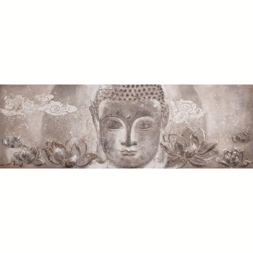 Bouddha L. 180 cm Achat / Vente tableau toile Toile