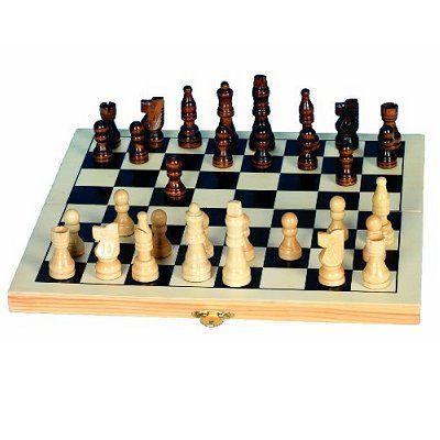 Jeu d'échecs en bois fait main - Chêne et Ipé - Bois Bohème