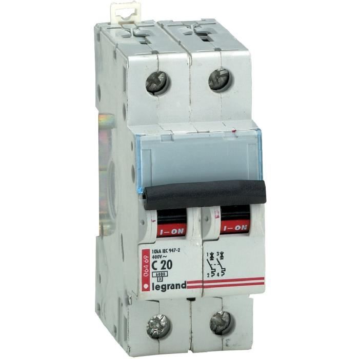 A Quoi Sert Un Disjoncteur Magnéto Thermique disjoncteur magnéto-thermique type c legrand bipol - Achat / Vente