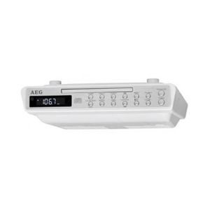 AEG KRC 4376 Radio de cuisine encastrable avec télécommande + Aux-In + Fonction Alarme