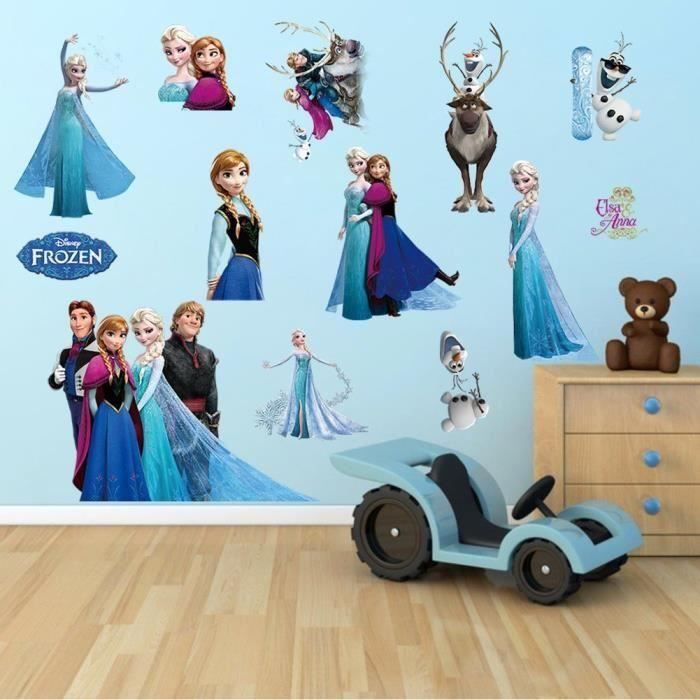 Sticker mural la reine des neiges Achat / Vente stickers Sticker
