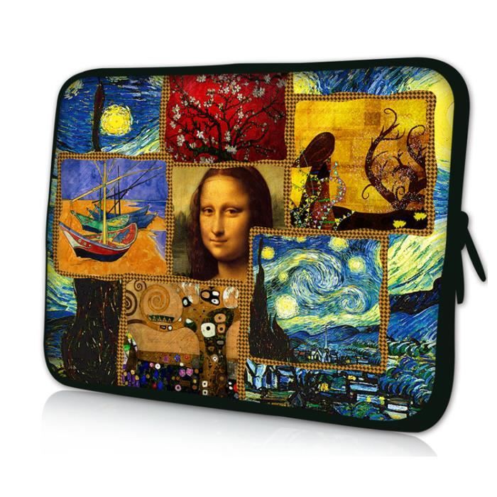 Art Neoprene Notebook Laptop Bag 13.5" 14.1" Description du produit