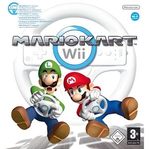 PACK ACCESSOIRES JEUX VIDEO MARIO KART WII (volant inclus) / JEU ET ACCESSOIRE