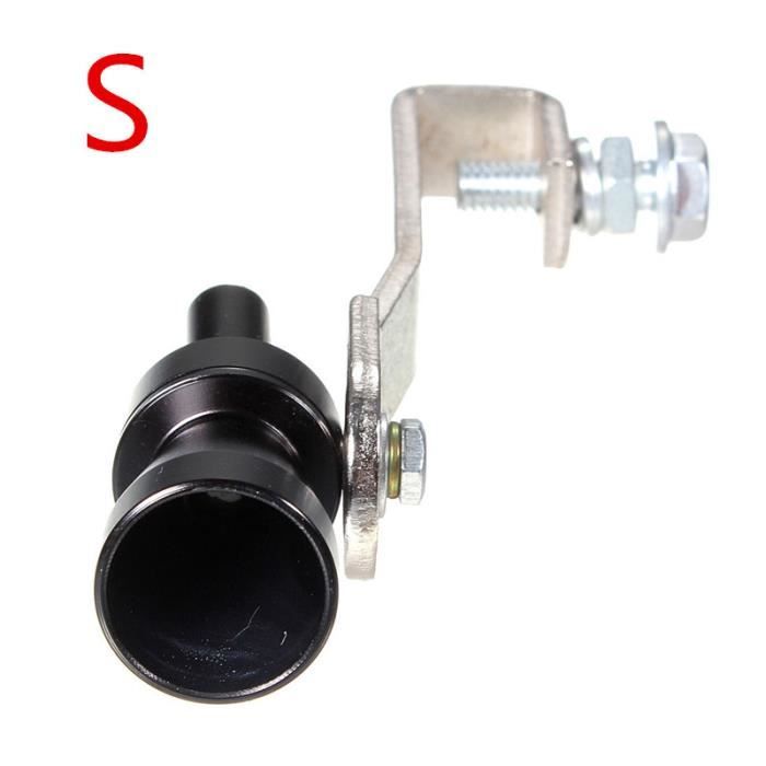 Sifflet Turbo En Alliage D'Aluminium Noir – Simulateur De Son Turbo Pour Tuyau D'Échappement De Voiture