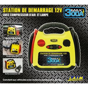 Station de démarrage 12V et Compresseur 300A