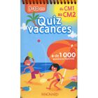 JEUNESSE ADOLESCENT QUIZ VACANCES; du CM1 au CM2