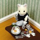 UNIVERS MINIATURE COMPLET Maître D'Hôtel Accessoires Sylvanian