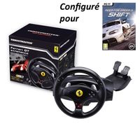 ACCESSOIRES CONSOLE - JEUX Thrustmaster® Ferrari GT Racing Wheel PC PS3/PS2 +