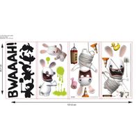 Stickers Repositionnable - Lapins Crétins Stickers Repositionnable - Lapins Crétins