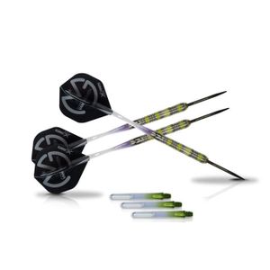 XQ Max Fléchettes de 21 grammes Michael van Gerwen Mighty Generation II - 90% tungst?ne - Pointe acier