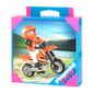 UNIVERS MINIATURE COMPLET Playmobil Enfant Et Motocross