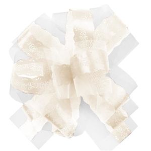 SANTEX N?ud géant automatique tulle ivoire