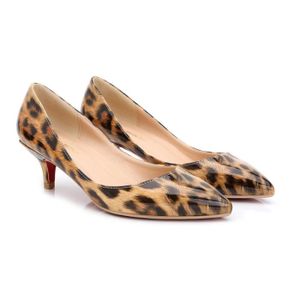 escarpin leopard petit talon