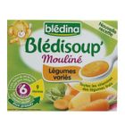 PLATS PREPARES SALES Blédisoup Mouliné de légumes variés