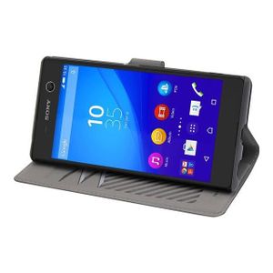 Muvit MFX Etui folio pour Sony Xperia M5 Gris