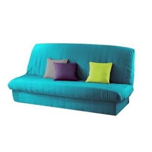 housse de canape bleu turquoise