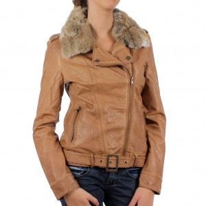 BLOUSON Blouson Kaporal Femme Wallu Brown …