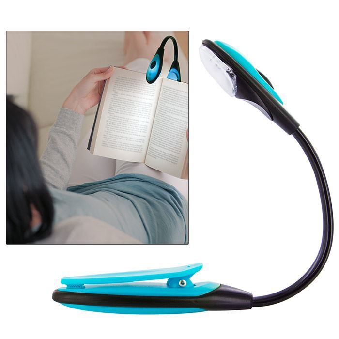 Lampe de lecture flexible LED bleu Achat / Vente Lampe de lecture