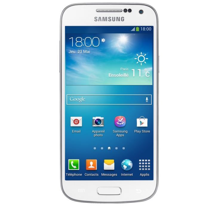 SAMSUNG Galaxy S4 Mini Blanc Achat / Vente SAMSUNG S4 Mini Blanc