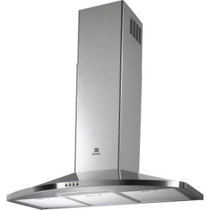 ELECTROLUX EFH9046-IW Hotte décorative murale - Evacuation et recyclage - Débit d'air 610m3-h max - 3 vitesses - Larg 90cm - Inox