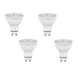 SYLVANIA Lot de 4 ampoules LED spot Refled ES50 V3 GU10 5 W équivalent ? 47 W