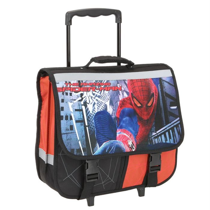 SPIDERMAN Cartable trolley Power Garçon Noir, rouge Achat / Vente