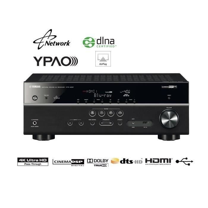 YAMAHA HTR 4066 Noir Ampli Hifi 5.1 amplificateur, avis et prix pas