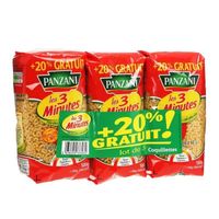 PANZANI Pâtes Coquillettes Cuis. Rap. 3x500g+20%GT PANZANI Pâtes Coquillettes Cuis. Rap. 3x500g+20%GT