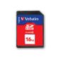 CARTE MEMOIRE VERBATIM SD 16Go Classe 4