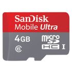 CARTE MEMOIRE SANDISK Micro SD 4 Go
